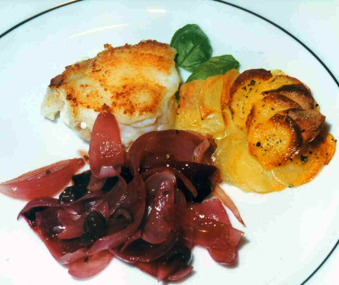 garniert mit Gratin!